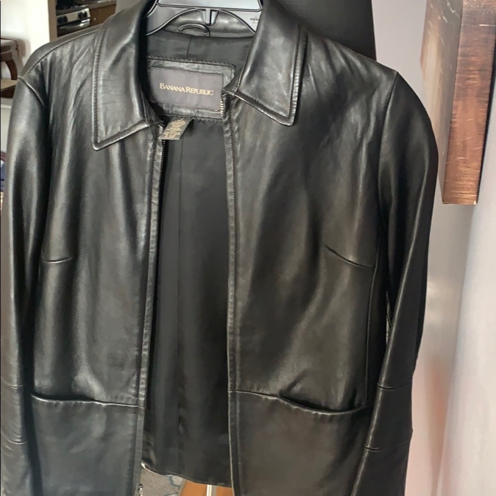 Leather jacket